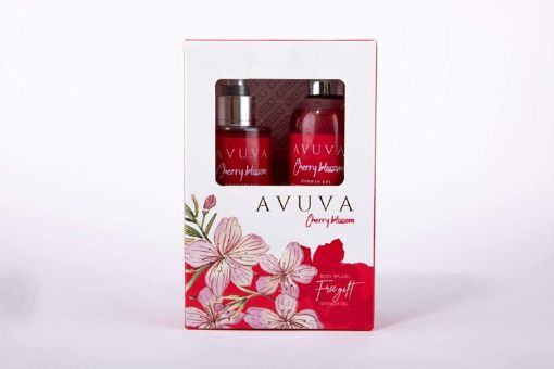 Picture of Avuva Shower Gel 185gm & Body Splash 253ml Cherry Blossom	