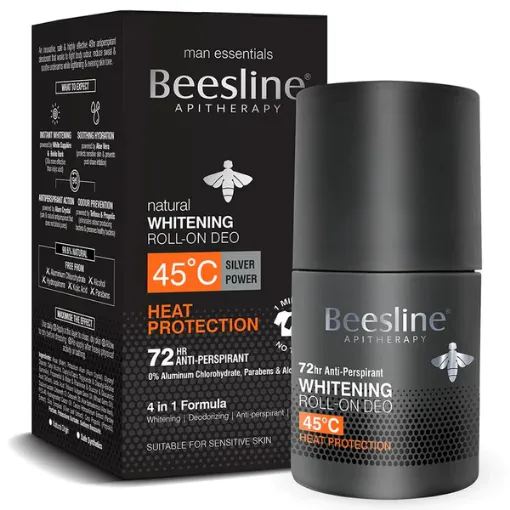 Beesline Whitening Deodorant Roll On 50 ml Heat Protection For Men