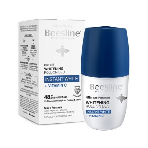 Beesline Whitening Deodorant Roll On 50 ml Instant White + Vit.C