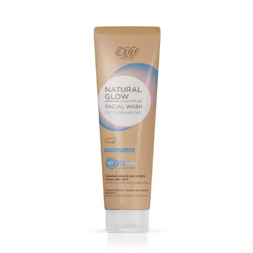 Eva Skin Care Natural Glow Facial Wash For Combined Skin - 100ml