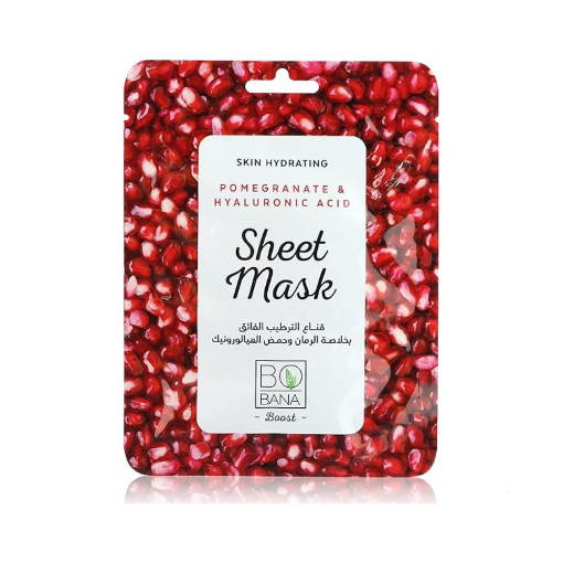 Bobana Skin Hydrating Pomegranate & Hyaluronic Acid Sheet Mask