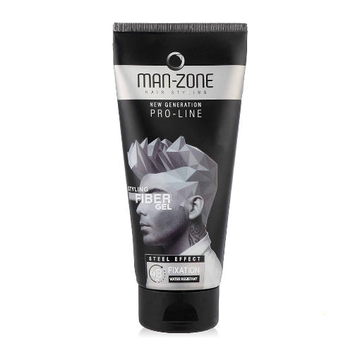 Man-Zone Steel Effect Hair Gel - 125 ml