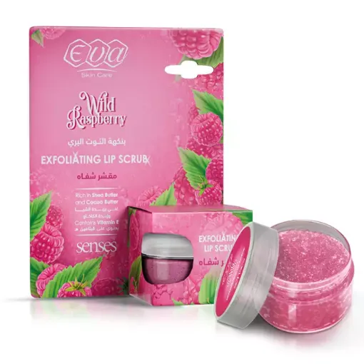 Eva Skin Care Exfoliating Lip Scrub Raspberry flavored 20g