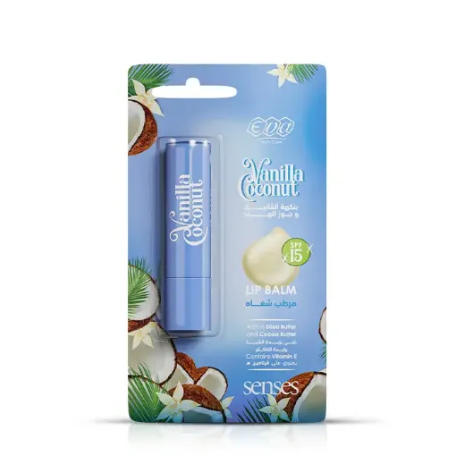 Eva skin care senses lip balm - vanilla coconut 4 gm