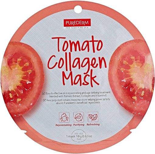 Purederm Tomato Collagen Mask - 1 Piece