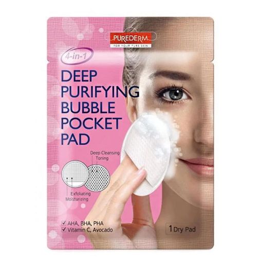 Purederm Purifying Bubble Deep Cleansing Toning Pocket Pad - 1 Piece 