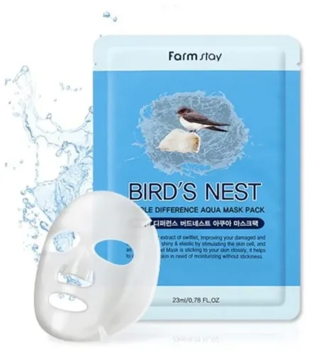 Picture of Farmstay Bird's Nest Visible Difference Aqua Mask Pack