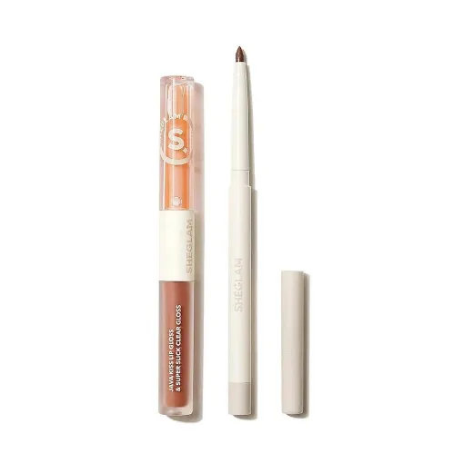 Sheglam Soft 90's Glam Lip liner and Lip Duo Set - Pouty Nude